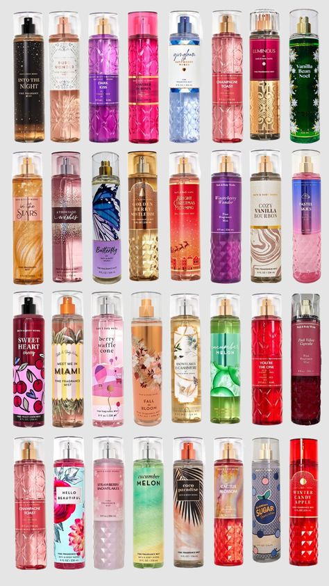 Make Up Desk, How To Smell Good, Blossom Perfume, Mist Perfume, 2000s Pink, To Smell Good, Perfume Organization, Sephora Skin Care, Quick Natural Hair Styles