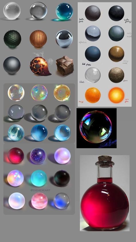 Chrome Drawing Tutorial, How To Draw Plastic Texture, Digital Painting Techniques, Texture Drawing, Digital Art Beginner, Digital Painting Tutorials, Art Instructions, 판타지 아트, Art Tutorials Drawing