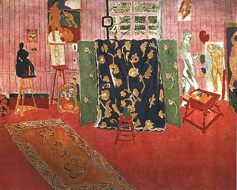 Matisse, Henri - Pink studio - 1911 André Derain, Pink Studio, Acrylic Painting Lessons, Matisse Art, Post Impressionism, Art Et Illustration, Paintings I Love, Art Appreciation, Henri Matisse