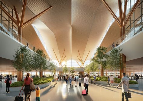 Terminal Bus, Airport Terminal, Airport Design, Schematic Design, Airports Terminal, Bus Terminal, Commercial Interiors, International Airport, Solar Panels