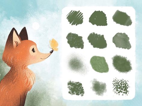 Procreate Animals, Procreate Brushes Free Download, Procreate Images, Procreate Texture Brushes, Texture Procreate, Banner School, Free Procreate Brushes, Procreate Ipad Tutorials, Best Procreate Brushes