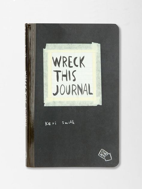 Does your child/teenager need something to safely wreck? This is it!! This is a really great book!! Look for it on amazon. Urban Outfitters Books, Destroy This Book, Keri Smith, Cool Journals, Wreck This Journal, Birthday Wishlist, Book Nooks, Book Journal, Anger