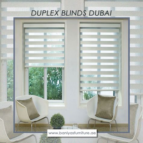 #duplex #duplexblinds #duplexblinds #duplexblindsdubai #duplexblindsabudhabi #custom #custommade #custommadefurnitureph #dubai #uae #baniyasfurniture #interiordesigndubai #interiordesigners #homedecor #homeimprovement #homestyle #interiordesign #home #furniture #forsale #design #realestate #technology #property #luxury #architecture #art Outside Mount Blinds, Large Window Treatments, Light Filtering Window Treatments, Sliding Door Window Treatments, Window Roller Shades, Blackout Roller Shades, Zebra Shades, Zebra Blinds, Sheer Shades