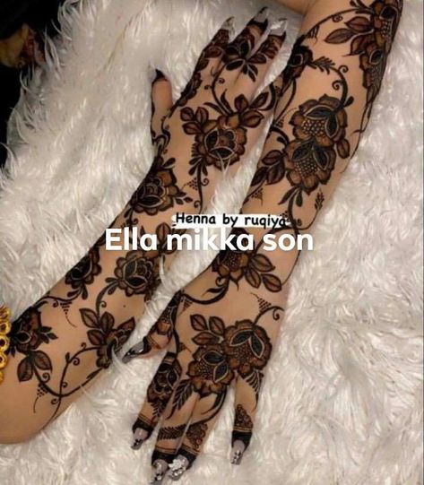 Finger Mehendi, Normal Design, Mehndi Ideas, Arabic Designs, Mehandhi Designs, Mehndi Mehndi, Pretty Henna, Floral Henna Designs, Henna Stain