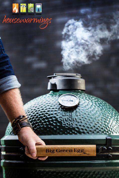 Grilling season is right around the corner, and now is the time to get your Big Green Egg ready! Housewarmings offers a large variety of Eggs and EGGcessories. #housewarmings #myhousewarmings #biggreenegg #smoker #grilling #egghead #eggcessories Green Egg Accessories, Big Green Egg Accessories, Egg Accessories, Kamado Bbq, The Big Green Egg, Grilling Tips, Big Green Egg, Grilling Season, Green Eggs