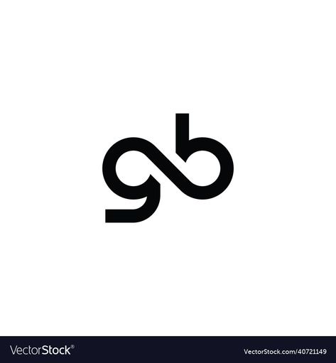 Gb Initial Logo, Gb Letter Logo, Bg Logo Design, B Logo Design Letter, Gb Logo Design, Bg Logo, Nurse Logo, Gb Logo, B Letter Logo