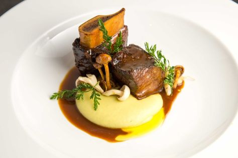 Braised shortrib with Roquefort