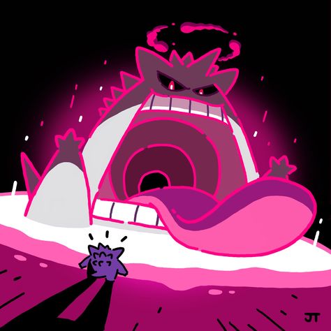 James Turner on Twitter: "Gigantamax Gengar - Shiny edition. It was fun choosing spooky shiny colours for this big ghost… " Gigantamax Gengar, Shiny Gengar, James Turner, Lucario Pokemon, Gengar Pokemon, Ghost Pokemon, Pokemon Backgrounds, Ghost Type, Original Pokemon