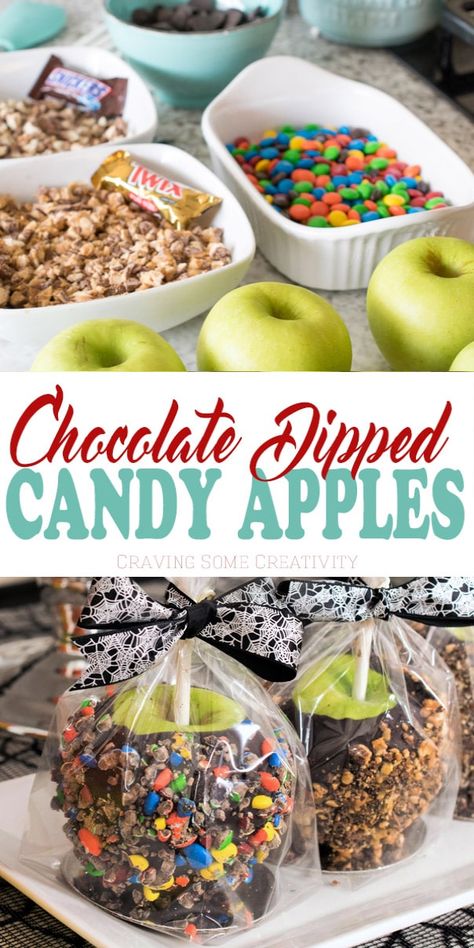 Chocolate Candy Apples, Chocolate Dipped Candy, Dipped Candy, Gourmet Candy Apples, Covered Apples, Gourmet Caramel Apples, Candy Apple Recipe, Caramel Apples Homemade, Caramel Apples Recipe