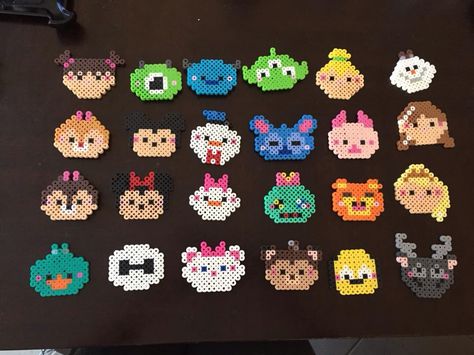 Look at MINNIE!!!!!!!!!!!!!!!!!!!!!!!!!!!!!!!!!!!!!!!!!!!!!!!!!!!!!!!!!!!!!!!!!!!!!!!!!!!!!!!!!!!!!! Disney Perler Beads, Perler Characters, Tsum Tsum Party, Hama Beads Disney, Hama Disney, Perler Beads Ideas, Perler Ideas, Fuse Bead Patterns, Hama Beads Design