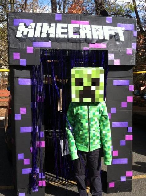 12 Trunk-Or-Treat Ideas You Can Create Seriously Fast | Trunk or Treat, Trunk or Treat Ideas, Halloween Ideas, Trunk or Treat Hacks, DIY Trunk or Treat, Trunk or Treat Decor, DIY Home Decor, Halloween Decor, Trick or Treat Trunk Or Treat Minecraft Ideas, Easy Minecraft Decorations, Wednesday Trunk Or Treat Ideas, Minecraft Trunk Or Treat Ideas, Roblox Trunk Or Treat Ideas, Minecraft Trunk Or Treat Ideas For Cars, Trunk Or Treat Minecraft, Minecraft Halloween Decorations, Minecraft Trunk Or Treat