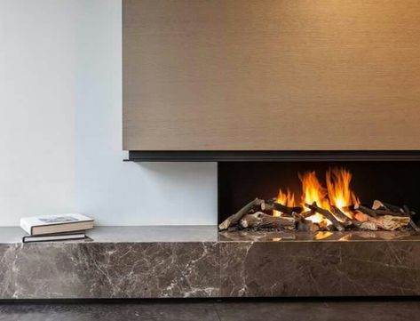 #Evpalia #fireplace  #inspirationalfireplaces #modern #luxury #livingroom #home #interior #interiordesign Emperador Marble, Fireplace Tv Wall, Contemporary Fireplace, Home Fireplace, Modern Fireplace, Fireplace Wall, Fireplace Design, Living Room Tv, A Fire