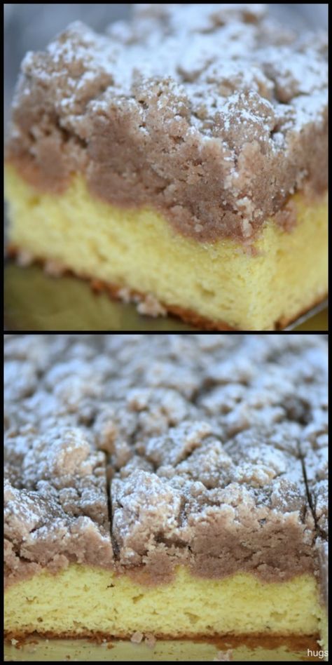 New York Style Crumb Cake Moist Crumb Cake, The Best New York Crumb Cake, New York Desserts Recipes, Crumb Cake Recipe Box Cake, Sheet Pan Crumb Cake, Entenmanns Copycat Coffee Cake, Double Crumb Coffee Cake, Ny Style Crumb Cake, New York Style Crumb Cake