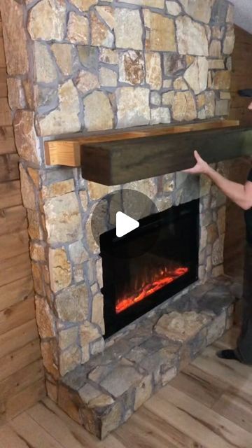 304 likes, 8 comments - nickscustomwoodworks on February 26, 2024: "A look back at this hollow box mantle from a couple years back. . . #woodwork #woodworking #mantle #mantledecor #diy #diyhomedecor #diymantle #carpentry #fireplace #fireplacemantle". Wood Mantle Over Stone Fireplace, Covering Mantel With Wood, How To Add A Mantle To A Stone Fireplace, Cedar Fireplace Mantle, Pine Mantle, Diy Mantle Ideas, Plant By Fireplace, Wooden Mantle On Brick Fireplace, Diy Mantle On Stone Fireplace