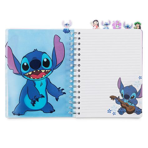 Stitch Notebook, Lilo And Stitch Tattoo, Stitch Merchandise, Stitch Gifts, Disney Notebook, Lilo And Stitch Merchandise, Disney Acrylic Nails, Crazy Best Friends, Stitch Toy