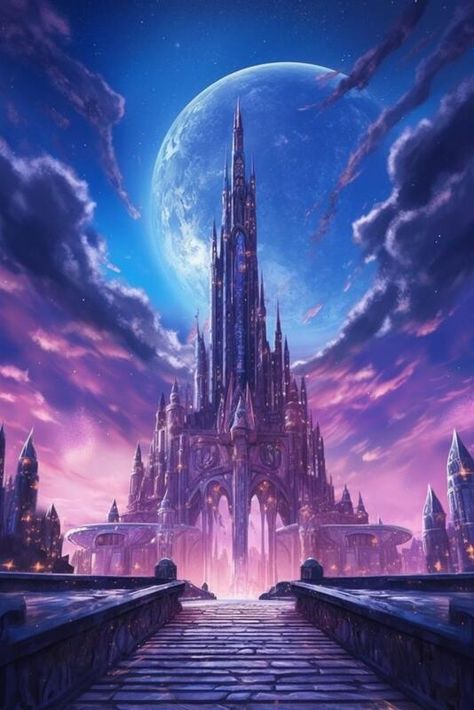 (99+)MeWe - The Next-Gen Social Network Fantasy Town Concept Art, Chateau Disney, Fantasy Castles, Molecular Cuisine, Lost Property, Armor Dress, Moon Kingdom, Pancake Art, Walls Art