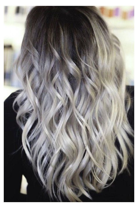 Icy Blonde Hair Highlights, Balayage Blonde Medium, Blonde Hair Dark Roots, Silvery Blonde Hair, Hair Dark Roots, Blonde Silver, Blonde Hair With Roots, Icy Blonde Hair, Silver Blonde Hair