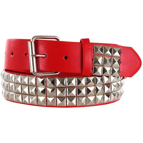 red studded belt ($6.50) found on Polyvore featuring accessories and belts Red Bb Belt, Scene Belt, Black Studded Belt, Wide Studded Belt, Red Studded Belt, Red Studs, Studded Belt, Scene Kids, Mens Belts