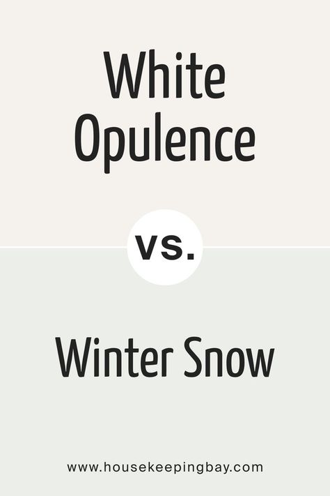 BM White Opulence OC-69 vs. BM Winter Snow OC-63 Color Definition, Super White, Trim Color, Coordinating Colors, Winter Colors, Benjamin Moore, Paint Color, Winter White, Winter Snow