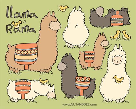 Bee Drawings, Alpaca Drawing, Llama Drawing, Llama Clipart, Llama Nursery, Llama Arts, Bee Drawing, Llama Drama, Llama Alpaca