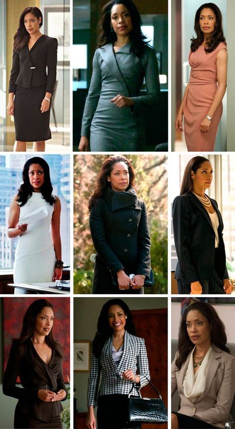 Suits Dresses Jessica, Formal Dresses Professional, Suits Tv Show Women Outfits, Jessica From Suits Outfits, Jessica Pierson Suits Outfits, Gina Torres Style, Work Outfits Women Lawyer, Gina Torres Suits Fashion, Jessica Pearson Outfits Suit Fashion