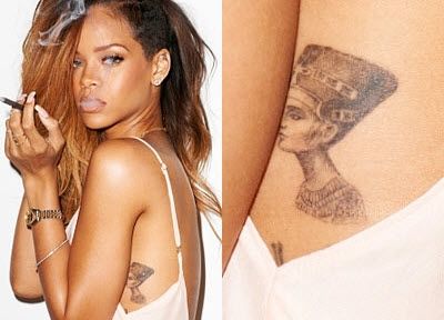 Nefertiti Tattoo, Rihanna Tattoo, Fake Tattoos, Rihanna, Sleeve Tattoos, Style Inspiration, Tattoos