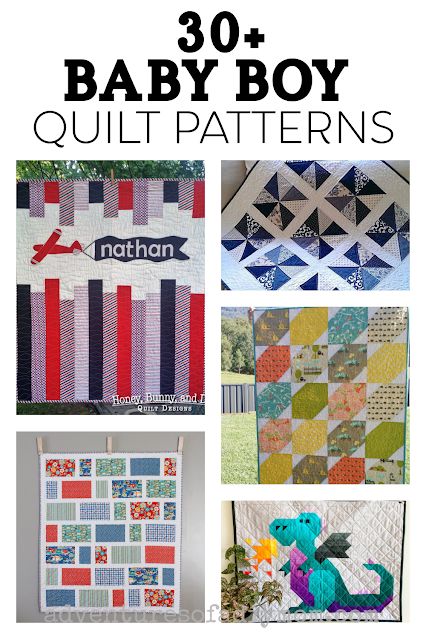 30+ Baby boy quilt patterns to make for the newborn in your life. Baby Boy Quilts Patterns Free, Baby Boy Quilt Patterns Free Simple, Baby Boy Blanket Ideas, Quilts For Boys Ideas, Boy Baby Quilt Patterns, Little Boy Quilts Ideas, Free Baby Quilt Patterns Printables, Baby Quilt Patterns Easy Boy, Baby Boy Quilt Patterns Free