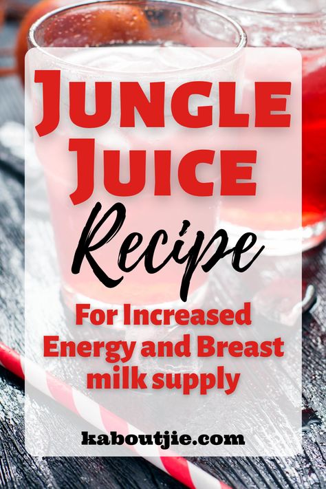 The Jungle Juice recipe is used for increasing milk supply and for giving increased energy to breastfeeding moms and moms that are in labour. #JungleJuice #JungleJuiceRecipe #Breastfeeding #NewMoms #Labour #Birth #Energy #BreastfeedingTips #IncreaseBreastMilk Boosting Milk Supply, Increasing Milk Supply, Jungle Juice Recipe, Milk Production Breastfeeding, Storing Breastmilk, Breast Milk Supply, Mommy Juice, Boost Milk Supply, Homemade Juice