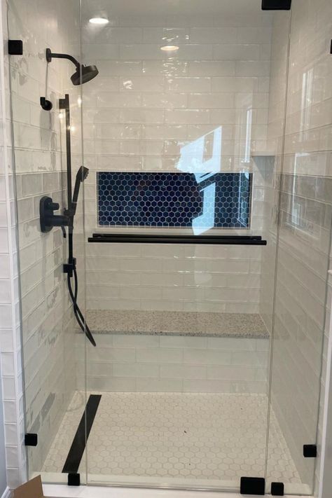 Infinity Shower Bathroom, Shower Drain Ideas, Linear Shower Drain Ideas, Linear Shower Drain Master Bath, Linear Drains For Showers, Linear Shower Drain, Linear Shower Drain Build With Ferguson, Rectangle Shower Drain, Shower Pan Liner