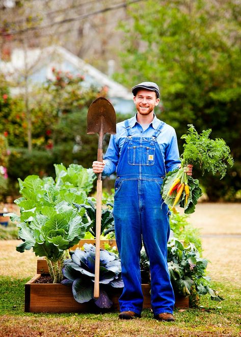 Man in Overalls: About Farmer Style Men, Gardener Outfit Men, Man In Overalls, Gardening Overalls, Farmer Overalls, 2024 Manifesting, Men In Overalls, Square Foot Garden, Farmer Outfit