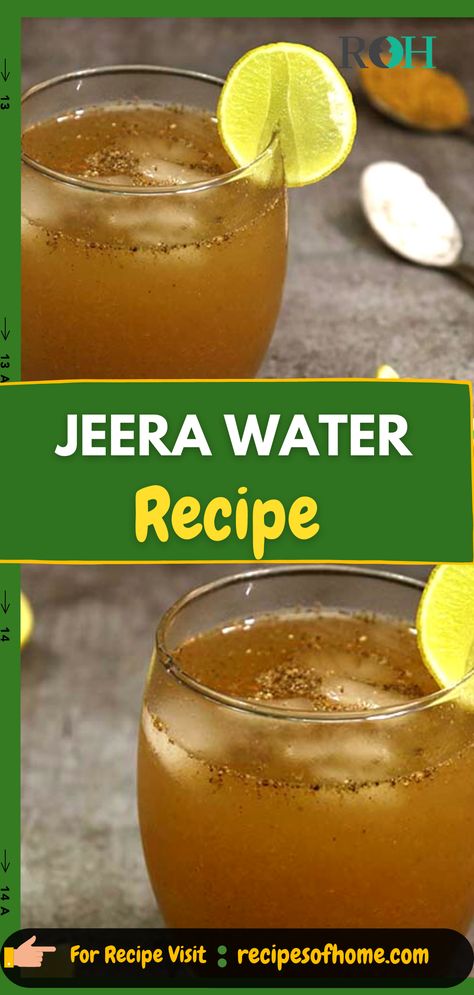 have you made this healthy jeera water recipe? #jeerawater #cuminwater #jeerawaterrecipe #howtomakejeerawater #howtomakecuminwater #healthydrink #summer #summerdrinks #drinkrecipes #drinkrecipes #indianrecipes #recipes #food #cooking #homemadedrink #recipesofhome #indianfood #indiandish #indianrecipes Easy Refreshing Drinks, Jeera Water, Jeera Water Recipe, Cumin Water, Healthy Refreshing Drinks, Yummy Summer Drinks, Pinterest Food, Iced Drinks Recipes, Easy Indian Recipes