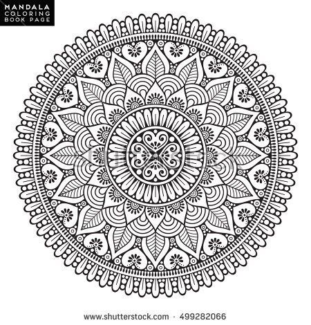 Mandala Outline, Mandala Template, Mandala Book, Mandala Floral, Mandala Vector, Pattern Coloring Pages, Adult Colouring Pages, Floral Mandala, Mandala Flower