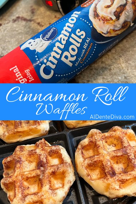 Cinnamon Rolls In Waffle Iron, Pillsbury Cinnamon Roll Waffles, Pillsbury Cinnamon Rolls Recipe, Waffles Cinnamon Roll, Cinnamon Roll Waffle Maker, Waffle Iron Cinnamon Rolls Pillsbury, Waffle Maker Cinnamon Rolls, Mini Waffle Maker Cinnamon Rolls, Waffle Maker Cookies