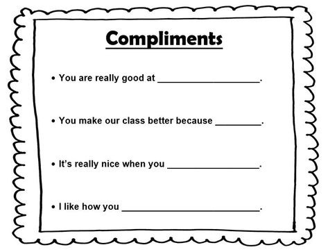 Compliment Circle, Community Circle, Friendship Articles, Closing Circle, Class Mom, Giving Compliments, Friendship Theme, Behavior Plan, Guidance Counselor