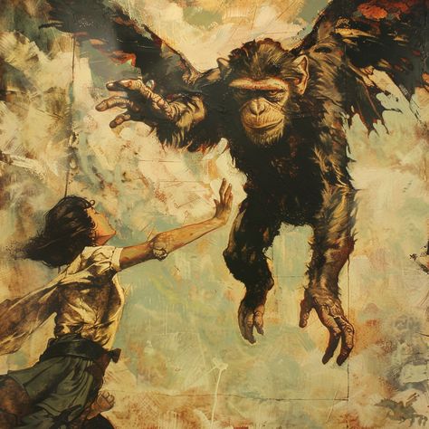 The Curious Fact of the Flying Monkey **This Is Not My Content, But Wanted To Share!** Spreading Rumors, Curious Facts, Flying Monkeys, Roller Skaters, I Am Angry, Flying Monkey, Bearded Dragon, Wellness Tips, Have You Ever