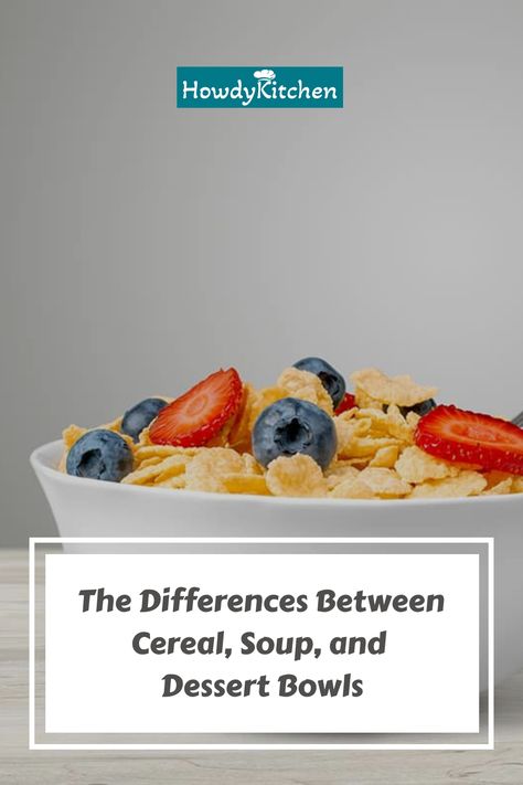 Bowls may seem like a simple aspect of your kitchenware, but the subtle differences between them can enhance your dining experience. Cereal bowls, soup bowls, and dessert bowls each have unique characteristics tailored to their specific uses. This article delves into the nuances of these three types of bowls, examining their shapes, sizes, and purposes. Understanding these distinctions can elevate the presentation and enjoyment of your meals, whether you're starting your day with a hearty cereal Ceramic Cereal Bowl Ideas, Personalized Cereal Bowl, Cereal Bowl Pottery, Cereal Bowl Design, Types Of Bowls, Formal Dinner Party, Formal Dining Set, Nothing Bundt Cakes, Burnt Sugar