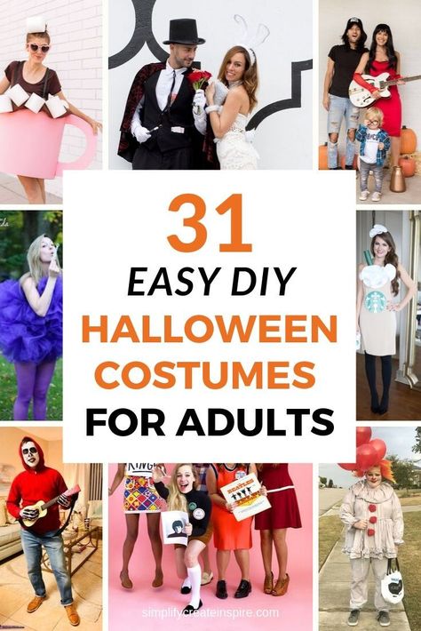 Adult Halloween Costume Ideas, Easy Adult Halloween Costumes, Easy Homemade Halloween Costumes, Diy Adult Halloween Costumes, Halloween Costumes For Adults, Halloween Costumes For Men, Best Diy Halloween Costumes, Costumes For Men, Costumes For Adults