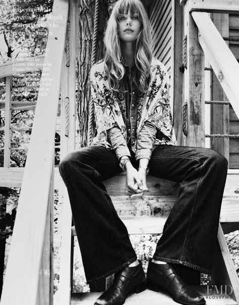 Frida Gustavsson featured in \'70s Folk Goddess, September 2014 Mundo Hippie, Frida Gustavsson, Pattie Boyd, Porter Magazine, 70s Inspired Fashion, I'm With The Band, 1970s Fashion, 70s Inspired, Mode Vintage