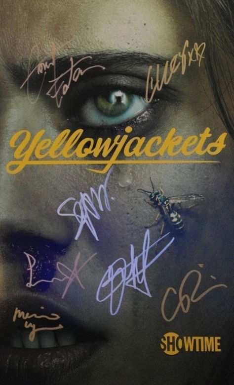 Yellowjackets Poster, Melanie Lynskey, Casting Pics, Silly Girls, Non Sequitur, Yellow Jacket, Television Show, Movies And Tv Shows, Autograph