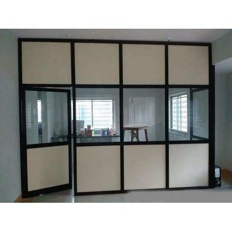 Aluminium Partition Design, Aluminium Partition Office, Partition For Office, Aluminium Partition, Office Partition Design, Bathroom Door Design, Glass Partition Designs, Cubicle Design, Pop Design For Hall