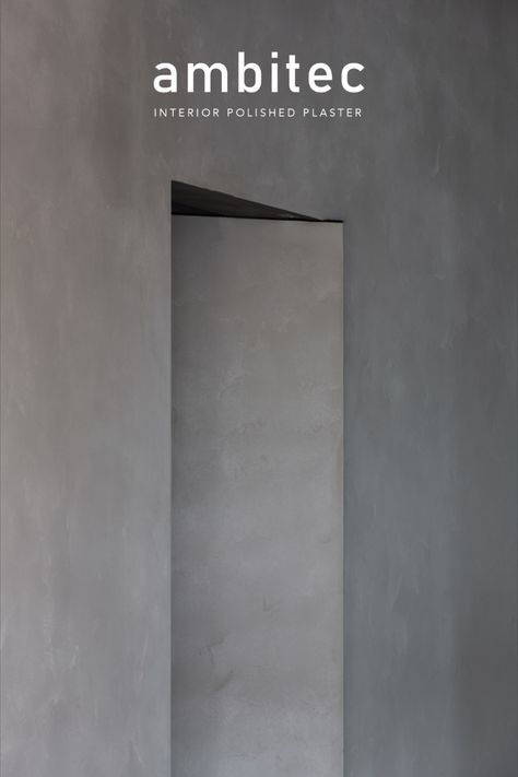 Rendered walls with concealed doors in Suave Gravel Grey polished plaster at Valley House by Keshaw Mc Arthur Architects. Photography by Thomas Seear-Budd Concealed Doors, Concealed Door, Valley House, Polished Plaster, Modern Extension, Plaster Walls, Residential Interior, Architects, Doors