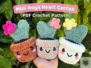 MinniesCrochetFriend - Etsy Canada Yarn Pot, Amigurumi Plants, Heart Cactus, Crochet Plants, Chunky Yarn Crochet, Plants Cactus, Crochet Cactus, Mini Cactus, Crochet Terms