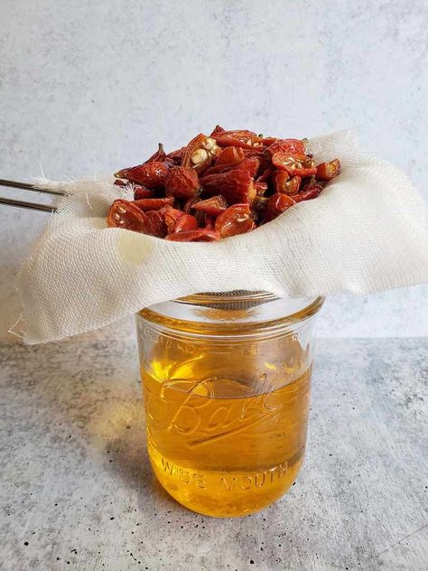 Rosehip Salve Recipe, Rose Hip Recipes Skin Care, Diy Rosehip Oil Recipe, Rosehip Uses, How To Make Rose Hip Oil, How To Make Rosehip Oil, How To Make Rosehip Oil At Home, Rose Hip Oil Recipes, Diy Rosehip Oil