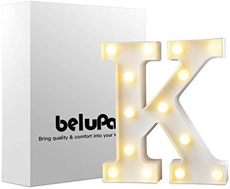 Letras LED luces LED Alfabeto Luz Marquesina Decoración Luz Arriba Batería Con pilas Para Fiestas Recepciones de Bodas Casa de Vacaciones Baño bar Decoración,A: Amazon.es: Bebé Bar, Led