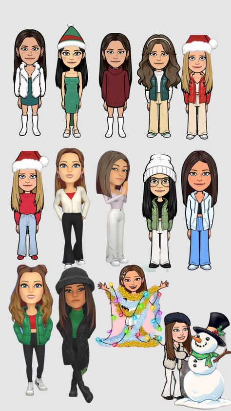 WINTER/CHRISTMAS BITMOJIS ( thank y'all so much for all the love for the last Bitmojis) #christmas #winter #bitmoji Snapchat Bitmoji Outfits Winter, Winter Bitmoji, Bitmoji Winter Outfits, Christmas Bitmoji Outfits, Fall Bitmoji Outfits, Snapchat Best Friends, Cute Snapchat Bitmoji Ideas, Bitmoji Outfits, Christmas Shoes