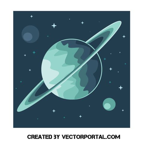 Planet with a ring vector image Planet With Rings, Certificate Design Inspiration, Ring Vector, Planet Logo, Planet Ring, Saturn Planet, Paper Stuff, Certificate Design, Free Vectors