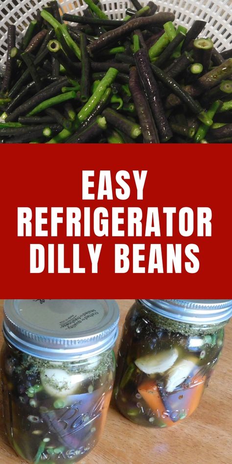 Easy Refrigerator Dilly Beans-Little Sprouts Learning Chemical Free Food, Pickled Vegetables Recipe, Pickled Green Beans, Dilly Beans, Pickled Vegetables, Garden Recipes, Pickling Recipes, Summer Inspiration, Canned Food