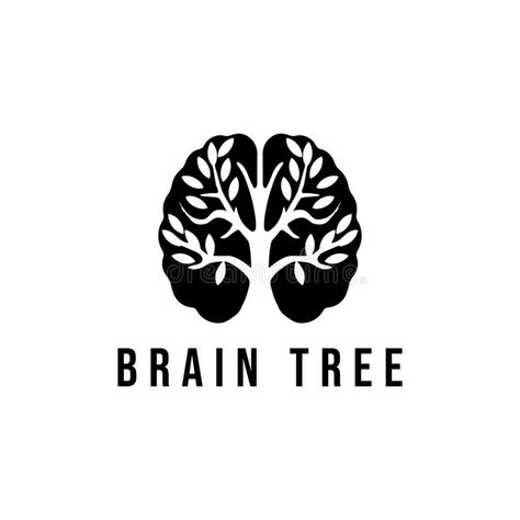 Brain Logo Design Creative, Brain Tree Logo, Brain Logo Creativity, Education Logo Inspiration, Mind Logo Design, Learning Symbol, Mindfulness Logo, Logo Brain, Brain Logo Design