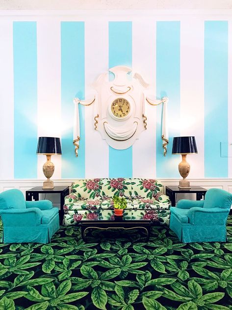 the greenbrier resort pictures Dorothy Draper Interiors, The Greenbrier Resort, Greenbrier Resort, The Greenbrier, Dorothy Draper, Rustic Winter Wedding, Deco Chic, American Interior, Interior Design Work