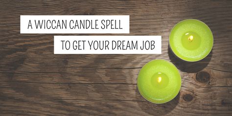 Everyone has a dream job in mind, and this free Wiccan job spell is perfect for getting a the job of your dreams. This candle spell is for bringing opportunities to your doorstep so that you may take them! candle spells free spells wiccan spells pagan spells | #PlentifulEarth Job Spell, Pagan Spells, Dream Spell, Wiccan Candle, Paganism Spells, Jobs In Art, Job Promotion, Candle Magick, Witch Spell